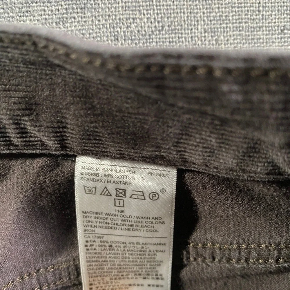 Banana Republic Slim Fit Pinwale Corduroy Pants Mens 31x32‎ (Fits 31x29) Brown